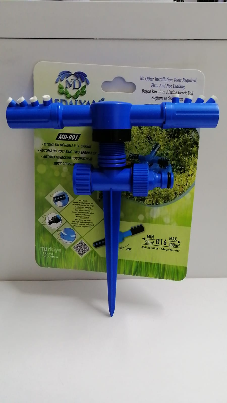OTOMATİK DÖNERLİ 2'Lİ SPRİNK MD-901 KL:72 